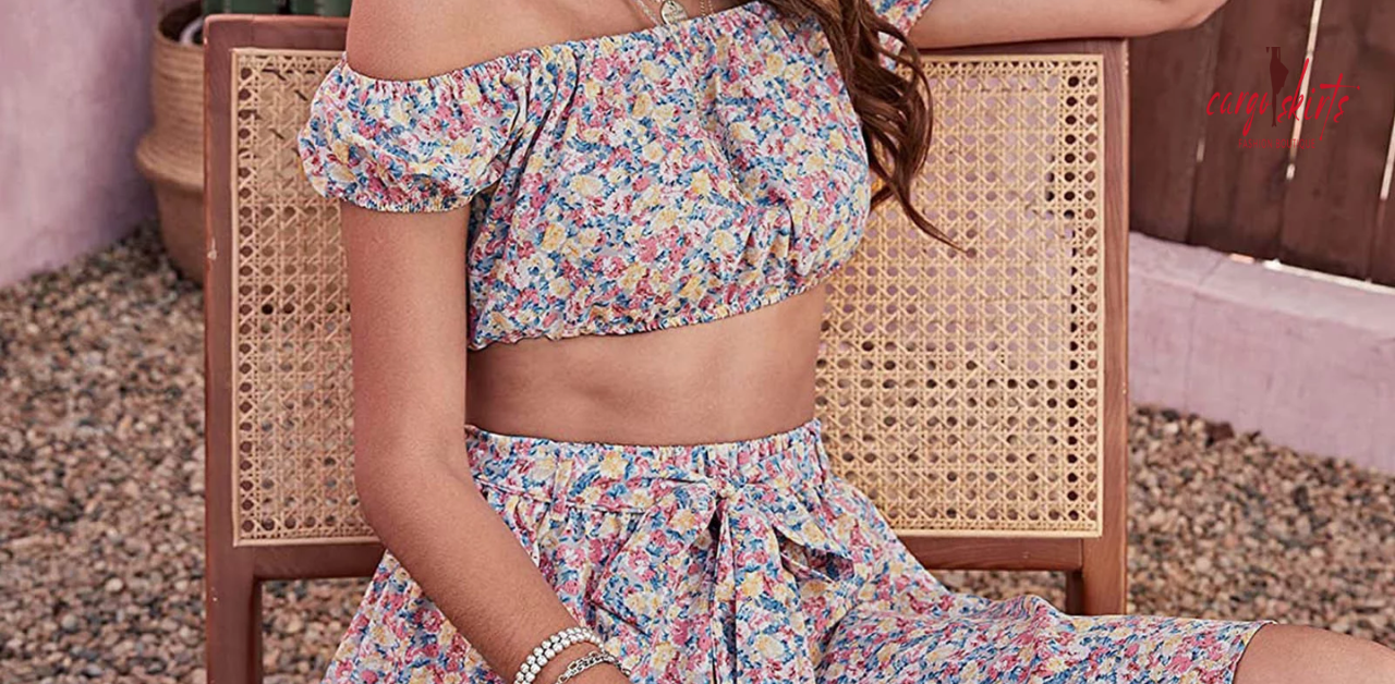 two piece skirt set